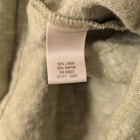 CJ Banks Linen Blouse - Picture 4 of 4